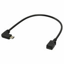 Type C to MICRO-USB Adapter 3.1 90 Degree Right Angle Converter Data Syncin J9V5