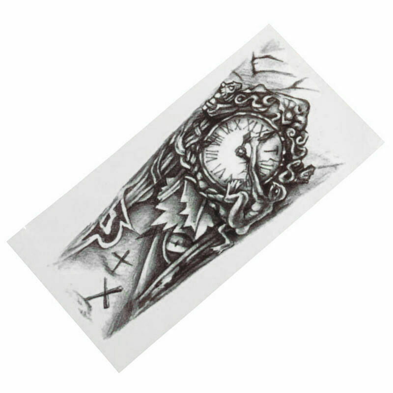 1PC Temporary Large Tattoo Arm Body Art Removable Waterproof Tattoo AU I7K9