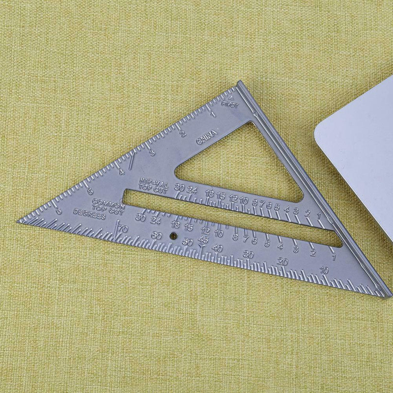 Metric Inch 90 Degree 45  Degree Square Triangle Ruler Measurement  Tools A