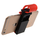 Black and red steering wheel pendant phone holder
