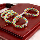 10X Bow Headwear Hair Ties Rope Hairband Elastic Hair Bands Girls Accessories3C
