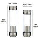 300Ml Business Type Water Bottle Glass Bottle With Stainless Steel Tea Infu