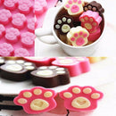 Silicone Cat Dog Paw Fondant Mold Cake Soap Cookies Chocolate Baking Tin Mould