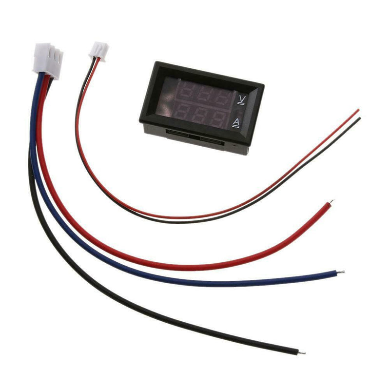 0.56in DC 0-100V 0-10A Dual LED Digital Voltmeter Ammeter Volt Amp Meter(2)