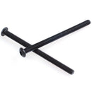M3 x 45mm Alloy Steel Hex Socket Button Head Screws Black 20 Pcs