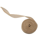 10m x 25mm Natural Jute Hessian Burlap Ribbon Wedding Belting Floristry Dec G1L6
