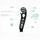 Magnet multi-function drawing ruler compass creative pattern measuring tool