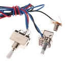 Guitar Circuit Wiring 2V/2T Toggle Pickup Selector A500K B500K Pot White