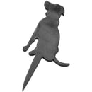Unique Wedding Cake Topper Bride and Groom Silhouette with 2 Dog G5B1