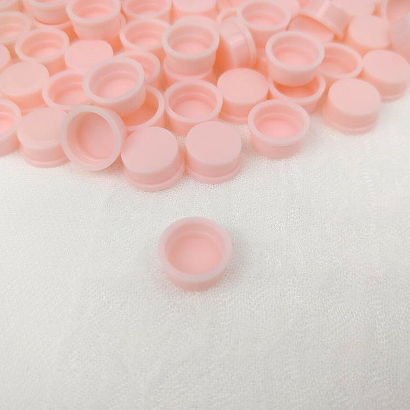 Professional 100Pcs Eyelash Extensions Volume Fan Glue Cups Sun Flower Tool