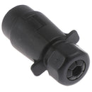 12V 7 Way Round Standard European Car Plug Connector 7 Pin Socket Plugs Trai uW