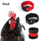 14pcs Rooster Collar Anti Crow Prevent Chicken from Screaming for Duck Black