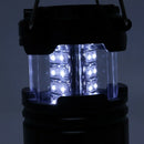 Collapsible Camping Hiking Lantern 30 LED Emergency Tent Night Lamp Black