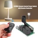 12V Wireless Switch Receiver LED Lamp 433MHz Ak-MY-2 ON/OFF Keys Controller