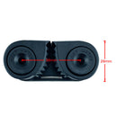 Cam Cleat Wre Fairlead Sailing Equipment Fit for 3-12mm Dia. Rope Black