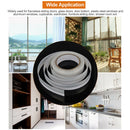 5M Dustproof Home Seal Strip Transparent Moulding Trim Self  Door Window