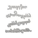 4pcs Scrapbook DIY Album Card Paper Card Maker Metal Die Cutting A