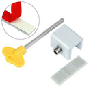 8 Pack Adjustable Sliding Window Locks Stop Door Frame Security Locks