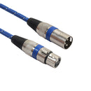 3 Pin XLR Male to Female Audio Extension Cable Wire for Microphone Amplifier