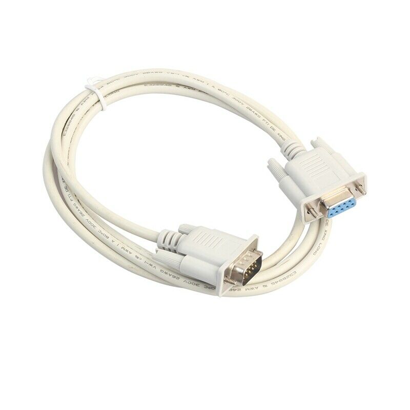 New Serial RS232 9-Pin Male To Female DB9 9-Pin PC Converter Extension Cabl Y9S4
