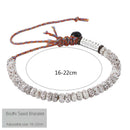 New Handmade Tibetan Buddhist Braided Cotton Natural Beads Lucky Rope Bracelet