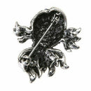Fish Brooches Pin Women Alloy Rhinestone Collar Corsage Jewelry
