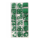 2 Sets O Ring Seal Rubber Assortment 18 sizes Green Kit Hydraulics Air Gas Oil