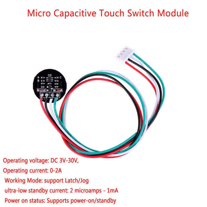 3V-30V 12V mini capacitive touch switch module latch/jog trigger action bista Kw