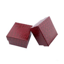 Red PU Noble Durable Present Gift Box Case For Bracelet Jewelry Watch JR