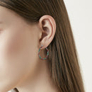 Fashion Christmas Enamel Earrings Drop Dangle Ear Hoop Studs Xmas Party Jewelry