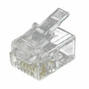 4 Pin RJ11 6P4C Connector Plug for Handset Cable 4 Pcs O4D9
