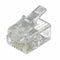 4 Pin RJ11 6P4C Connector Plug for Handset Cable 4 Pcs O4D9