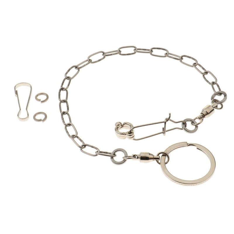 2 Pcs Pet Bird Leash Parrot Foot Chain Stainless