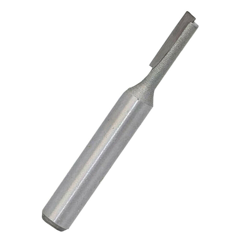 3pcs Single Flute Straight Router Bit Cutter Tool for Carpenter Woodworking, 1/4