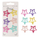 6Pcs Star Shape Metal Children Snap Hair Clips Barrettes Girls Cute Ha3C
