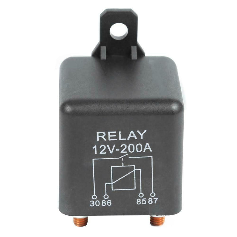 12V 200 Amp Heavy Duty Split Charge/Winch Relay for Car Van Boat 4 Pin