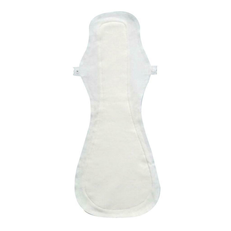 White Thin Reusable Menstrual Cloth Sanitary Pads Napkin for Women Girl 38cm
