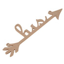 His and Hers Arrow Chair Signs for Wedding Decoration, Home Decor Wood