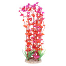 Underwater Aquarium Fish Tank Landscape Decorative Simulation Grass Red