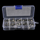 100X/Box 5x20mm Quick Blow Glass Tube Fuse Assorted Kits,Fast-blow Glass Fuse OZ