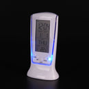 LED Digital Table Alarm Clock with Backlight Electronic Calendar Thermometer3C