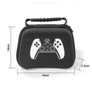 Portable EVA Hardshell Carrying Case Silkscreen Print for DualSense (Black) A