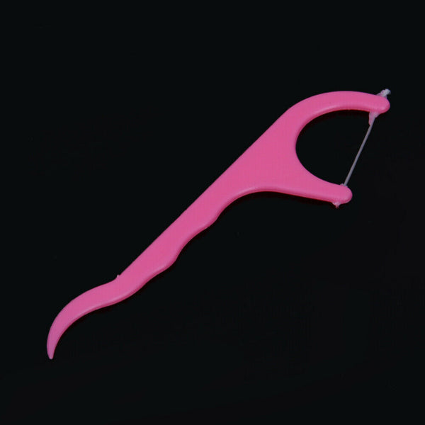 125pcs Dental Floss Picks Toothpicks Stick Oral Health Care Tooth Safety