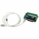 Upgraded 5 Axis CNC Breakout Board for Stepper Motor Driver Mach3 + USB Cab U4G6
