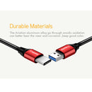 USB Type C Data Sync Fast Charging Cable for Android blue