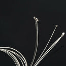 set of 6 150XL gauge 0.009 inch steel strings for electric guitar
