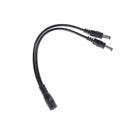 5.5x2.1mm 1Male To 2 Female Plug DC Power Splitter Adapter For TV Camera Cabl BX
