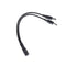 5.5x2.1mm 1Male To 2 Female Plug DC Power Splitter Adapter For TV Camera Cabl BX