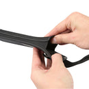 For 5.5 Inch Phone Belt Bag Black Flip Holder Pouch Universal w/ Carabiner Hook