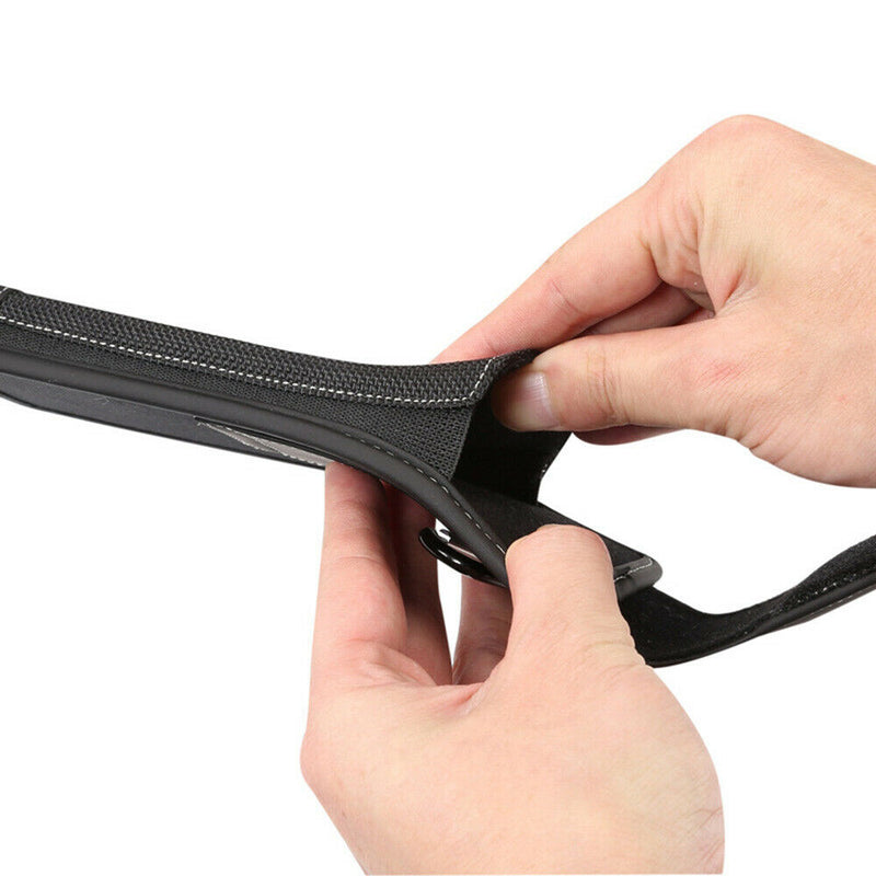 For 5.5 Inch Phone Belt Bag Black Flip Holder Pouch Universal w/ Carabiner Hook